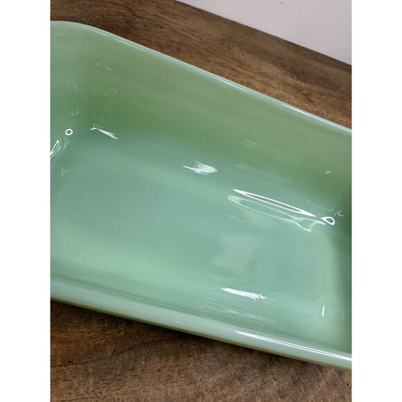 3-Piece Set of Fire King Oven Ware Jadeite Refrigerator Dishes - Picture 10 of 13